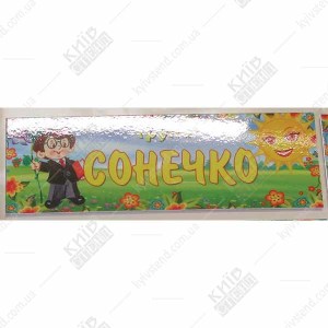 Табличка на двері в дитячий садок Група Сонечко (17316)
