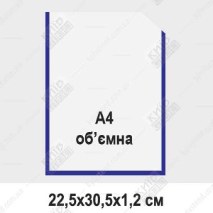 кишеня А4 вертикальна об'ємна
